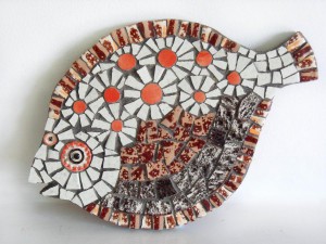 mosaiic fish red      